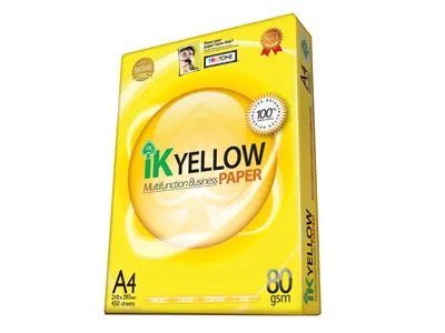 IK Yellow A4 Paper supplier Thailand